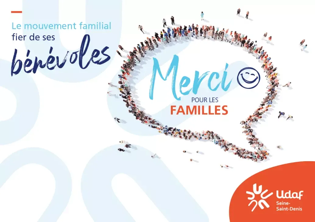 Affiche Merci familles